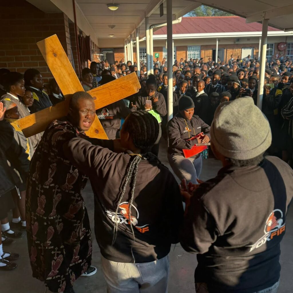 Mthatha for Jesus!Powerful school ministry this morning at St John’s College, as we start our M